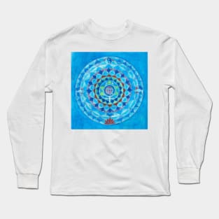 Jungfrau Horoskop Mandala Produkte Long Sleeve T-Shirt